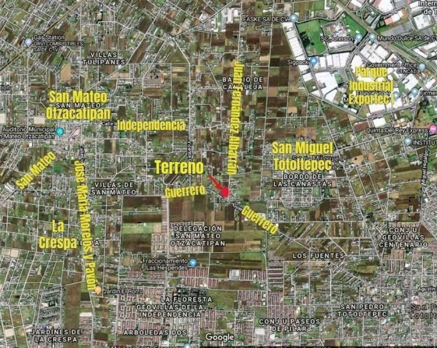 Vendo Terreno de 1 Ha Cerca Aeropuerto Toluca