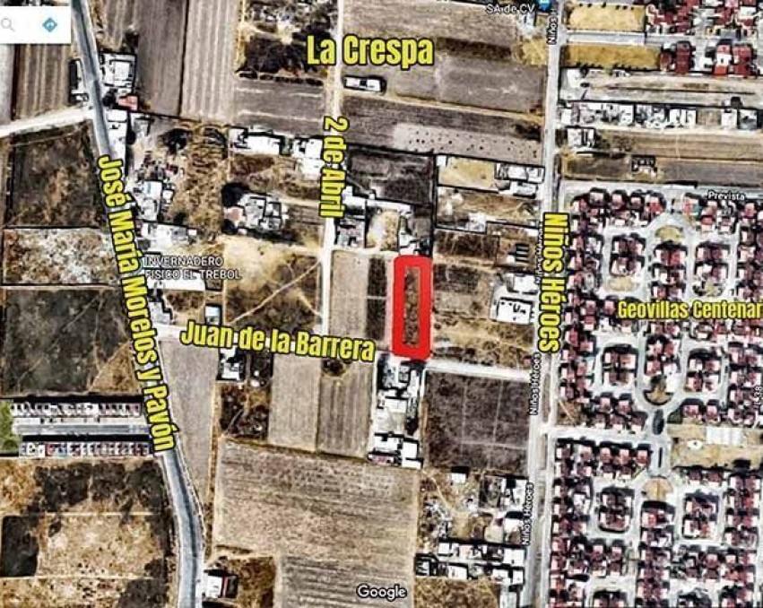 Vendo terreno en Toluca 1445 m